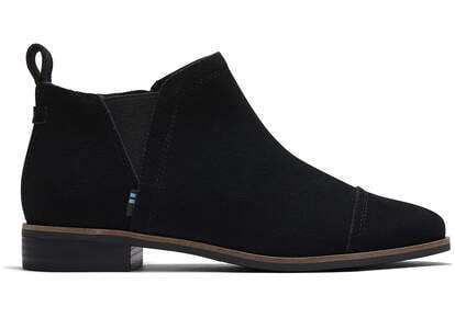 Reese Black Suede Ankle Boot