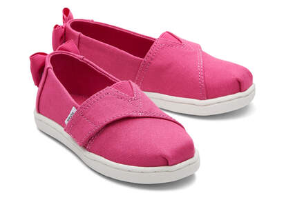 Tiny Alpargata Pink Bow Toddler Shoe