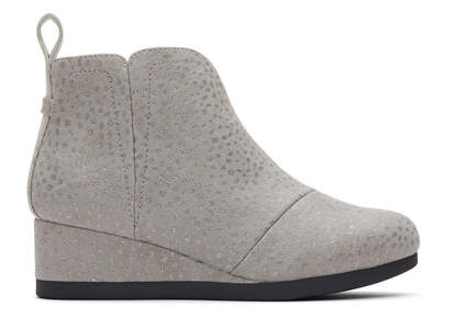 Youth Clare Grey Wedge Kids Boot