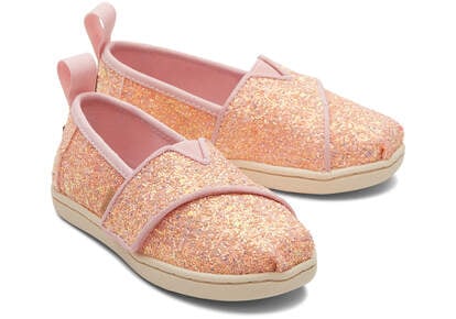 Tiny Alpargata Pink Glitter Toddler Shoe