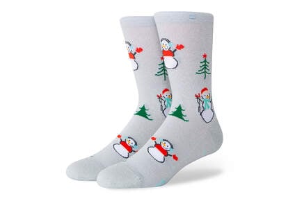 Snowman High Crew Socks