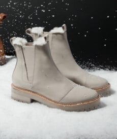 Curb the cold. These boots were made for walking—in the rain, snow, and any other unforeseen weather conditions.